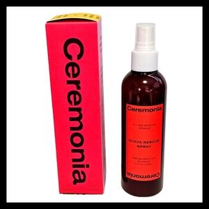 Ceremonia Guava Rescue Spray Detangler UV Heat Protective  6.7oz Full Size New